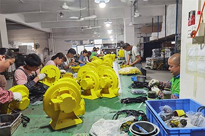 Air blower production line 